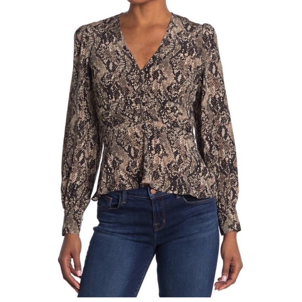 Veronica Beard Theo silk blouse